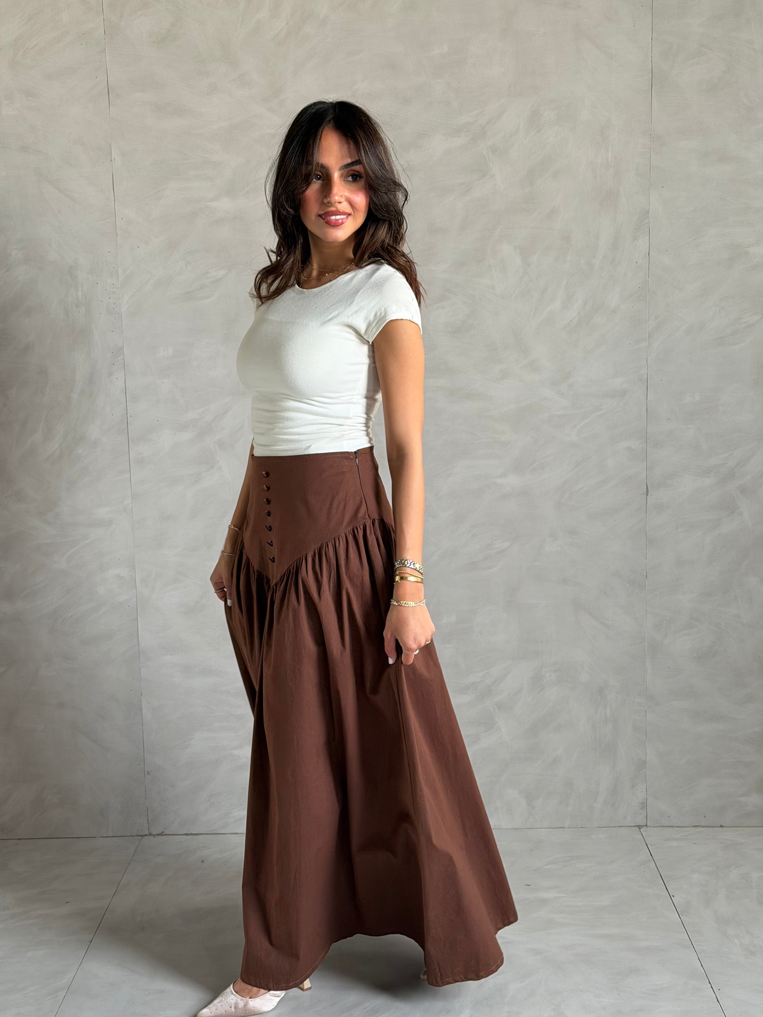 Corset maxi skirt