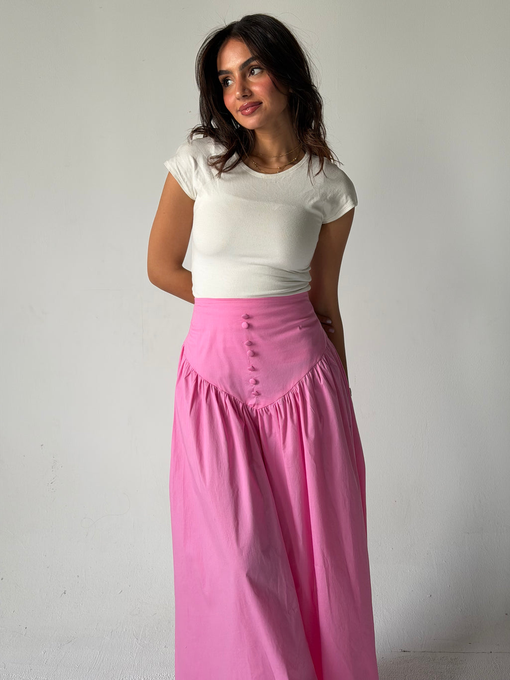 Corset maxi skirt