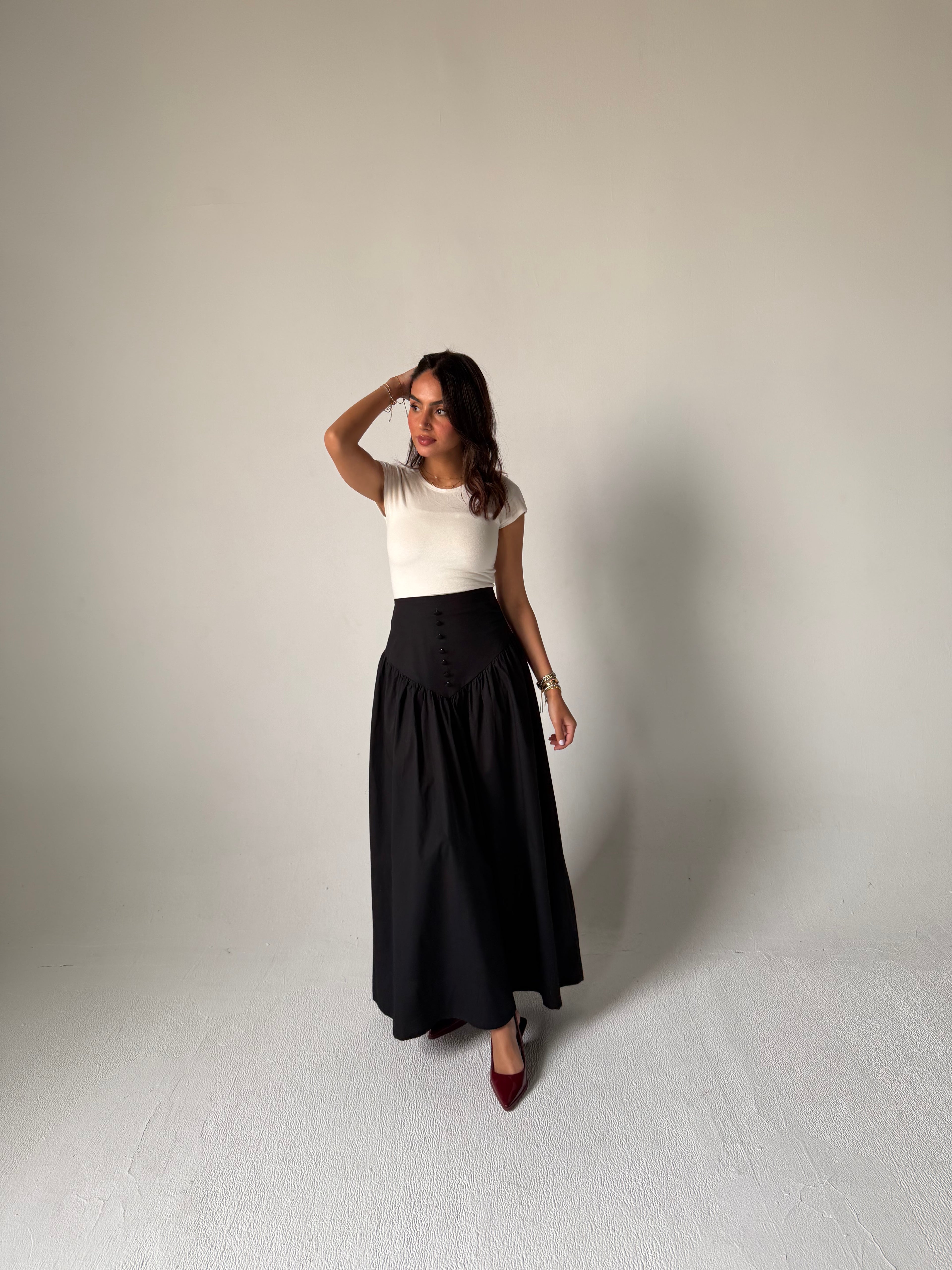 Corset maxi skirt