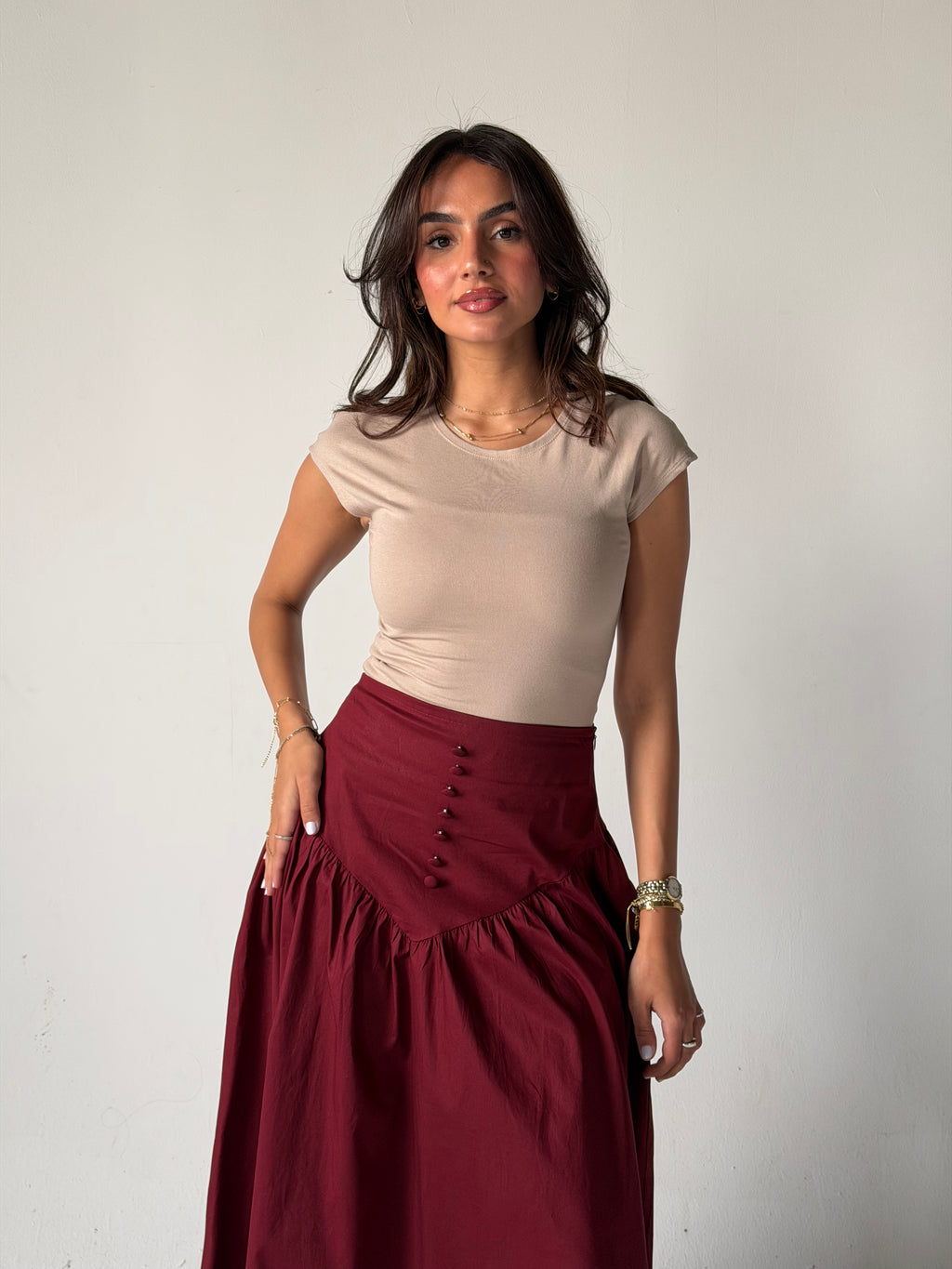 Corset maxi skirt