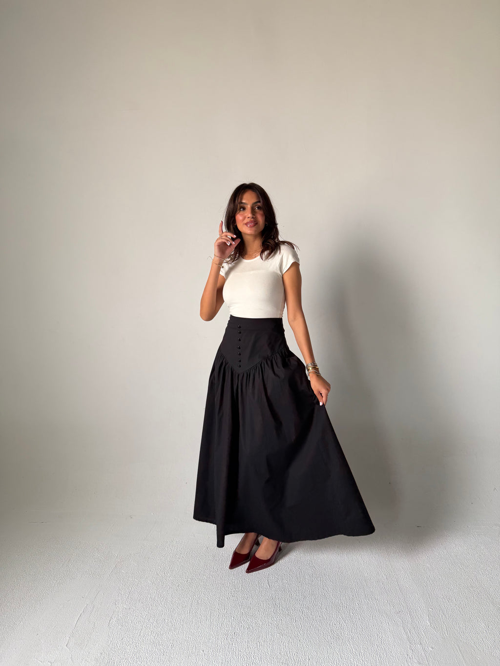 Corset maxi skirt