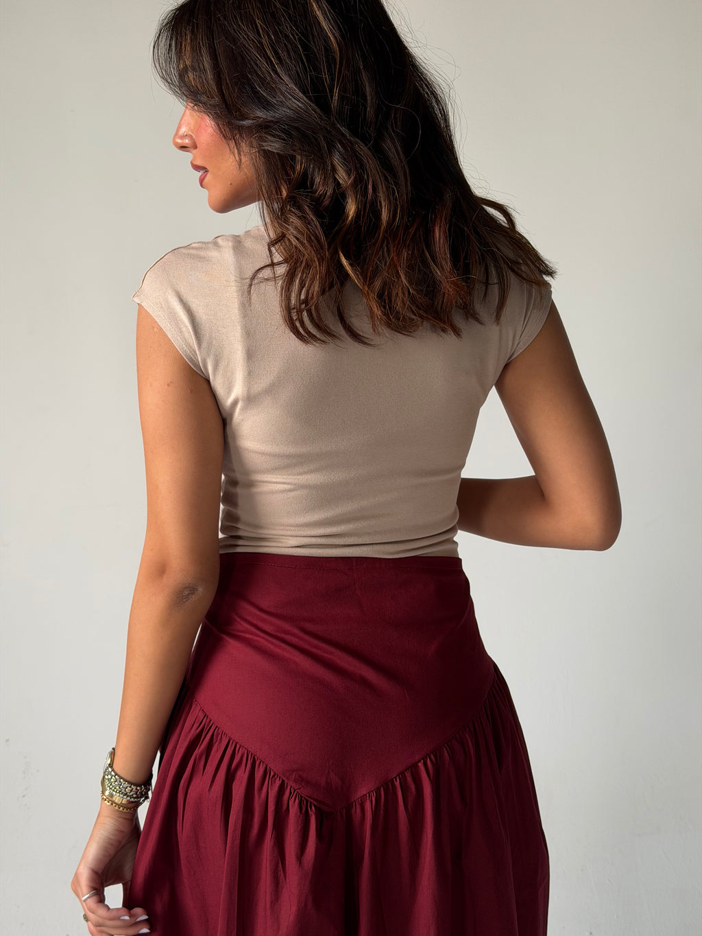 Corset maxi skirt