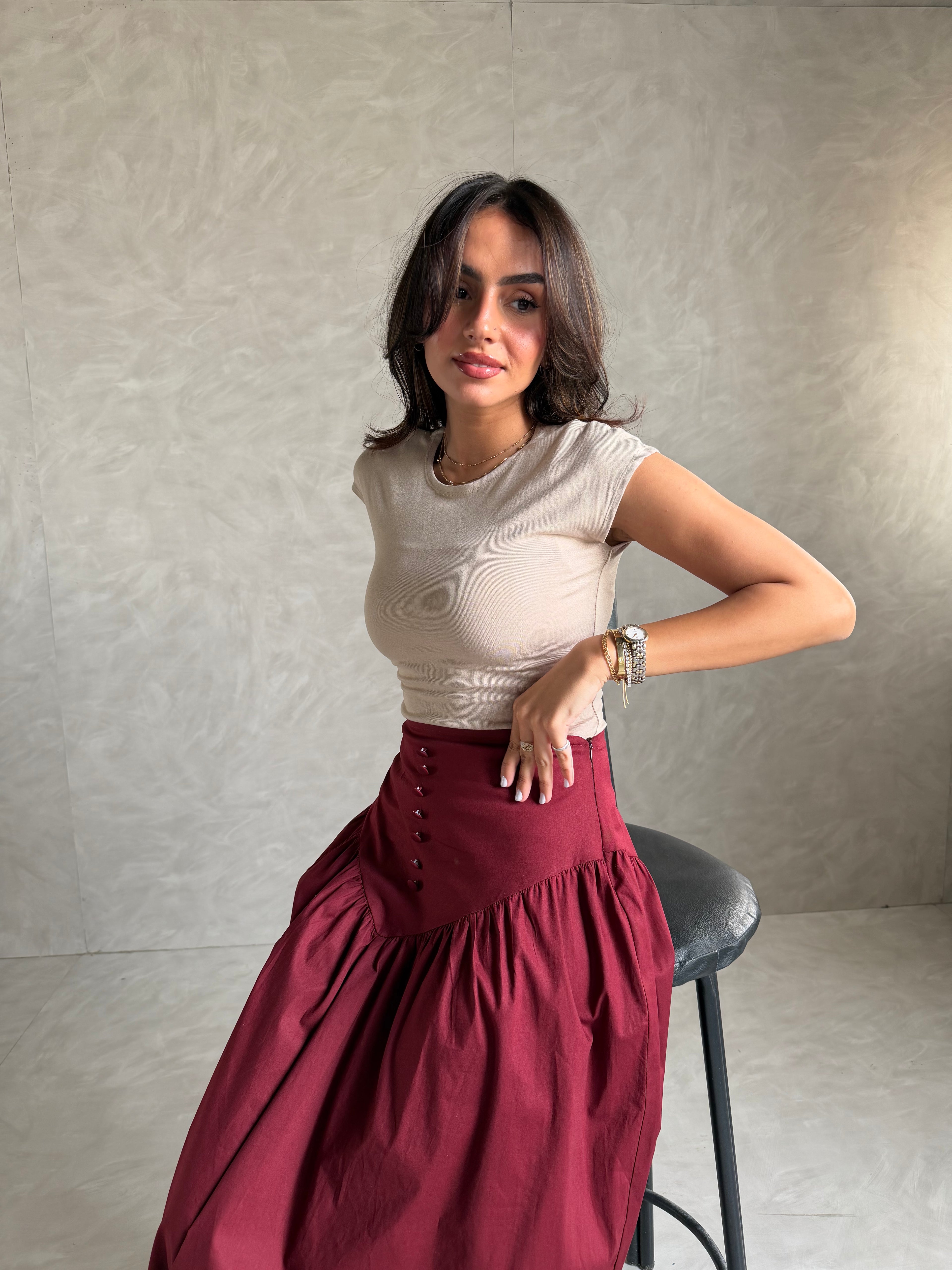 Corset maxi skirt