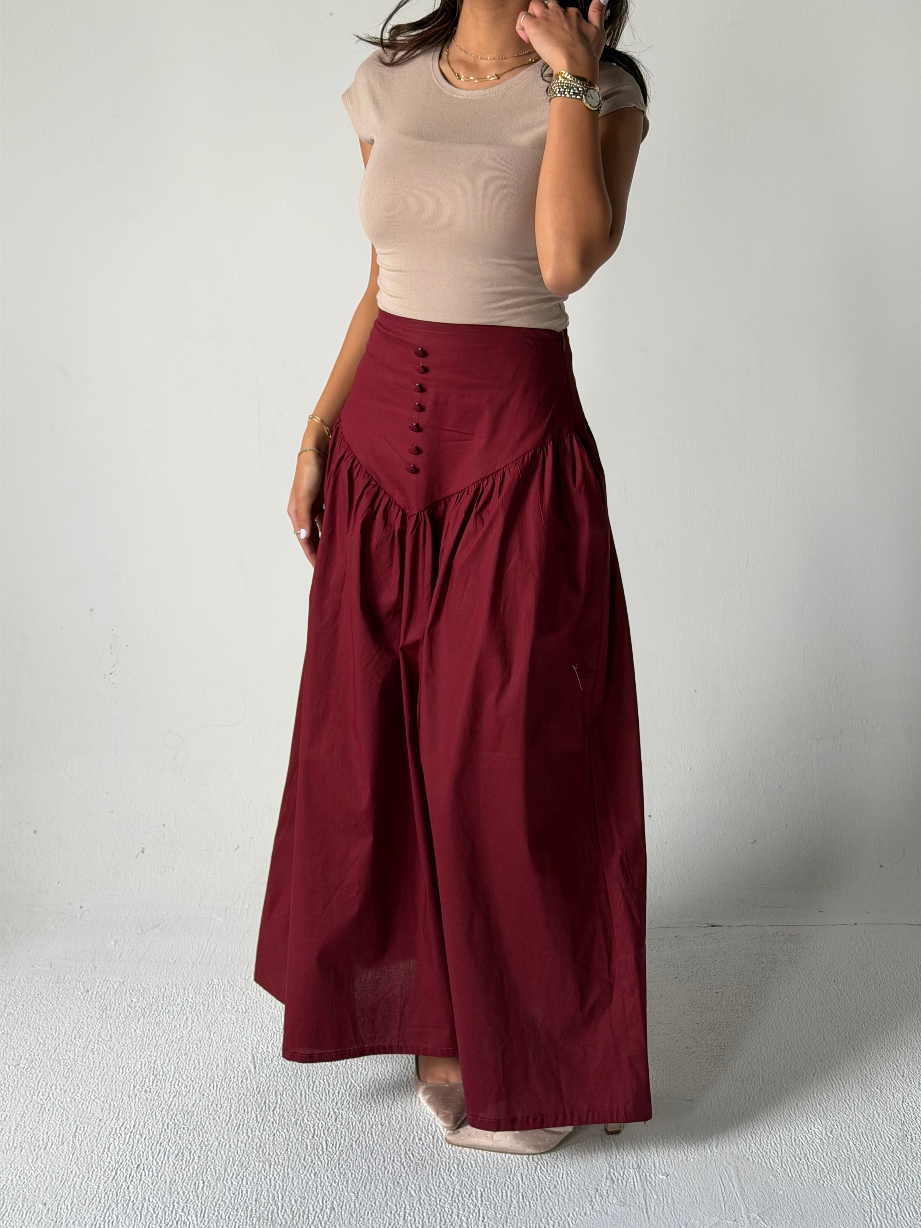 Corset maxi skirt