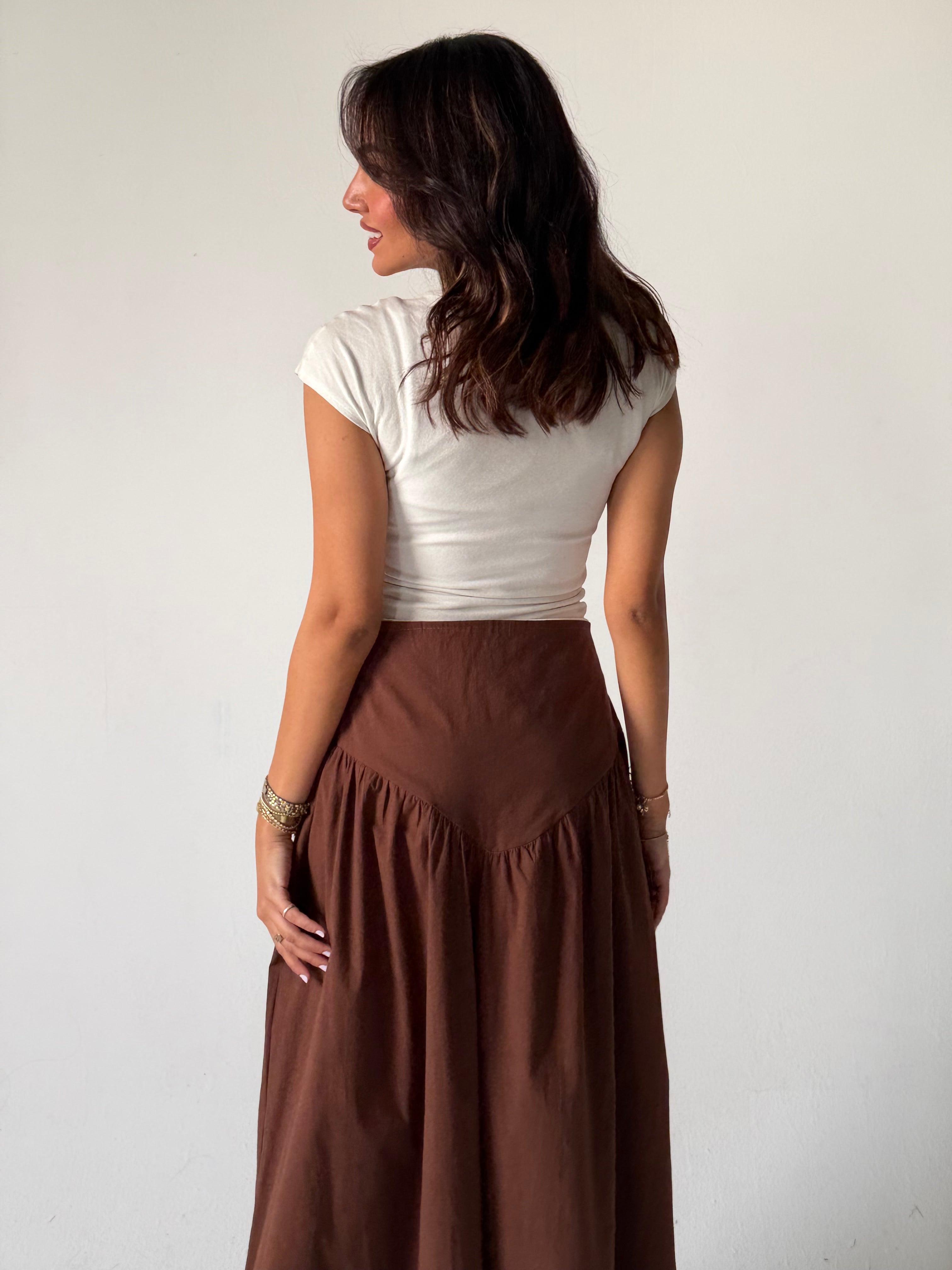 Corset maxi skirt