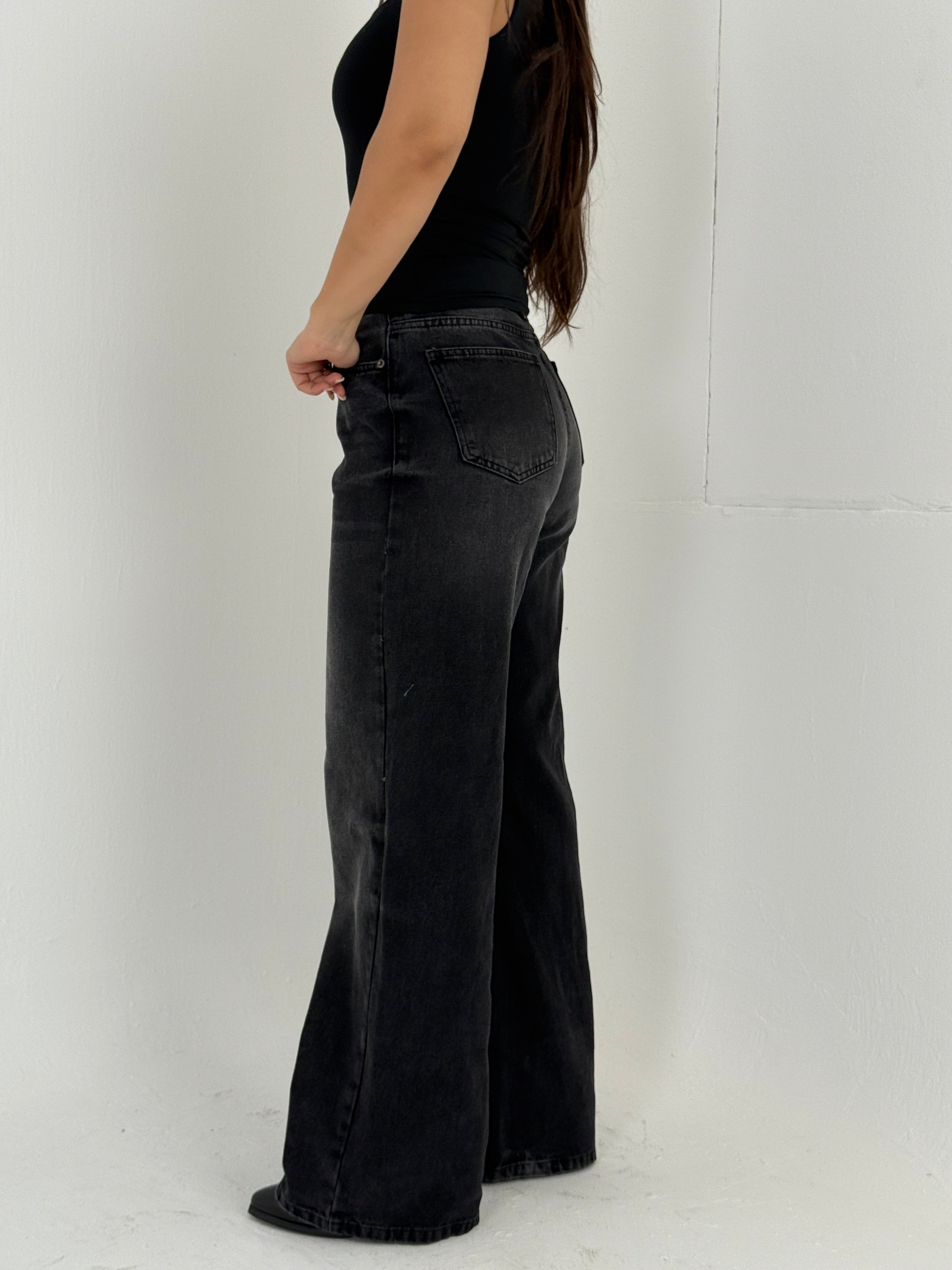 Straight -Black Jeans