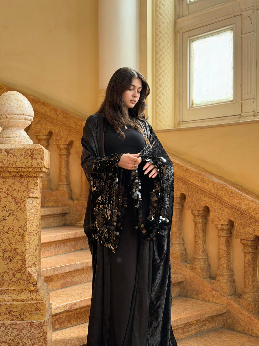 midnight abaya