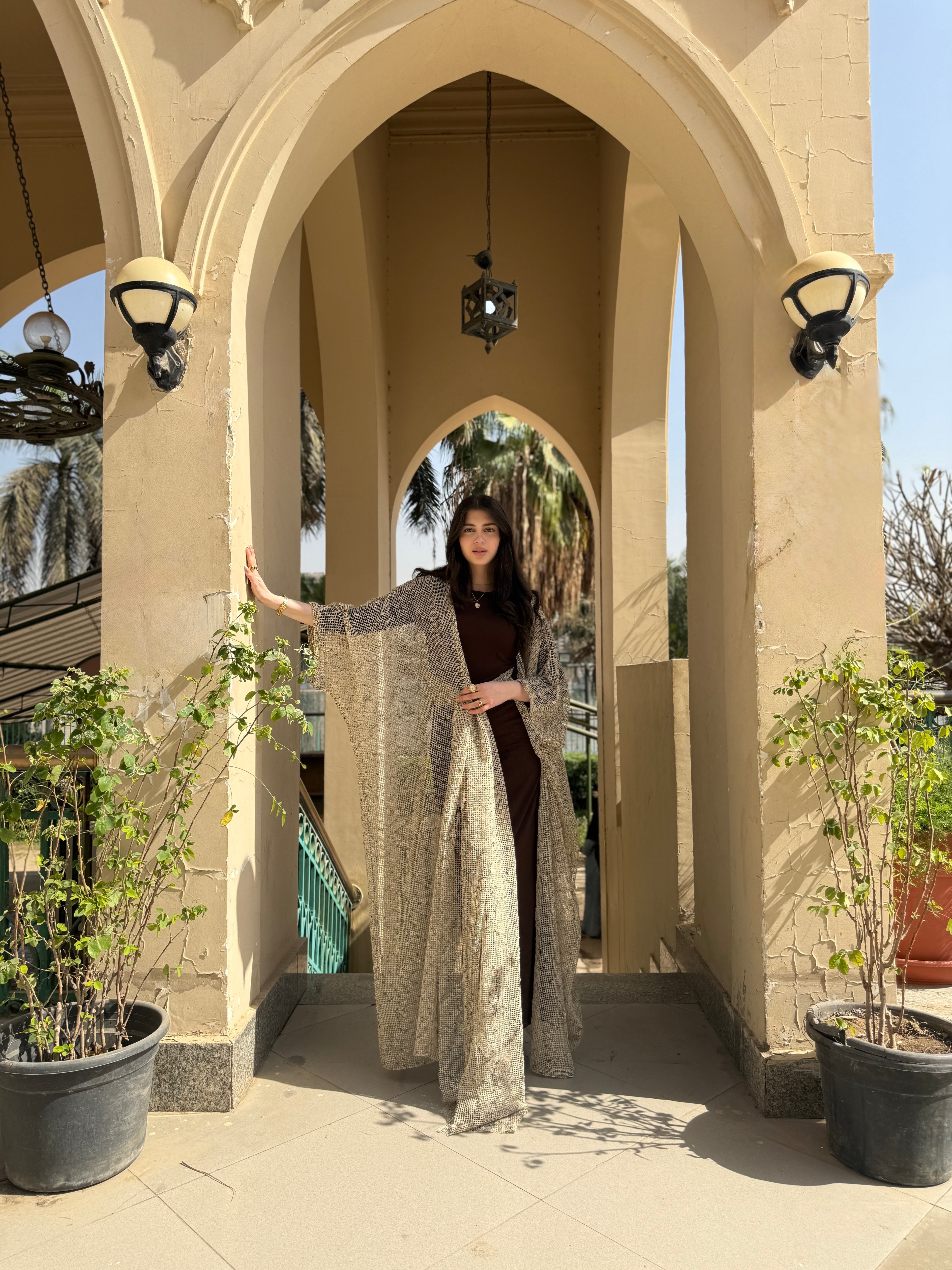 Shimmer kaftan