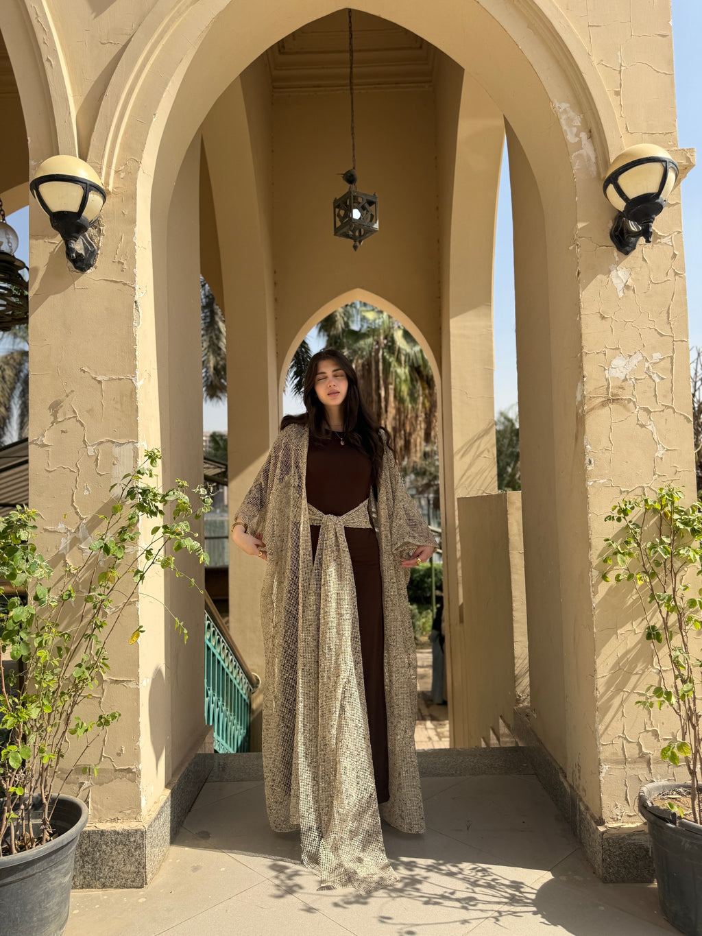Shimmer kaftan
