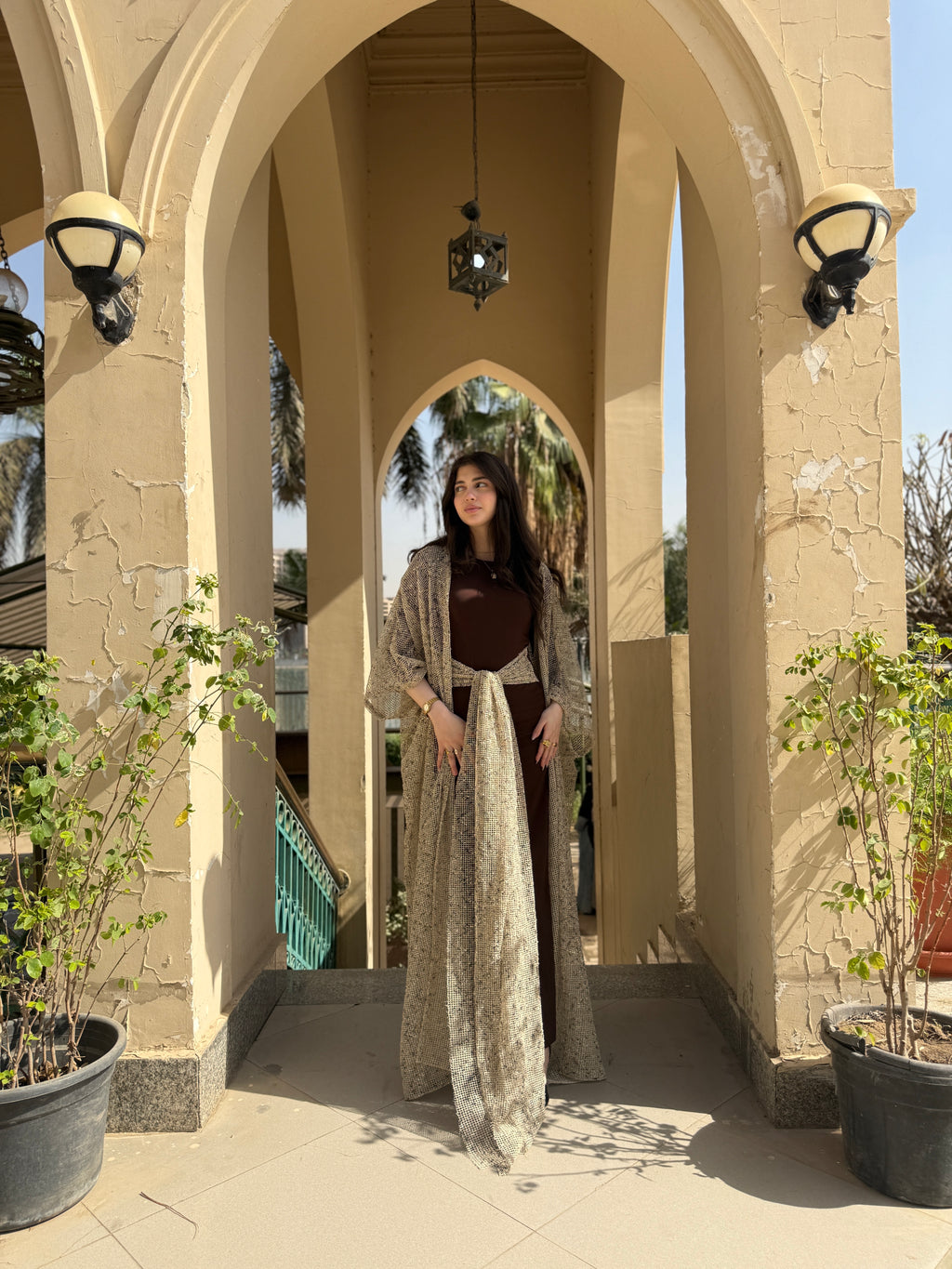 Shimmer kaftan