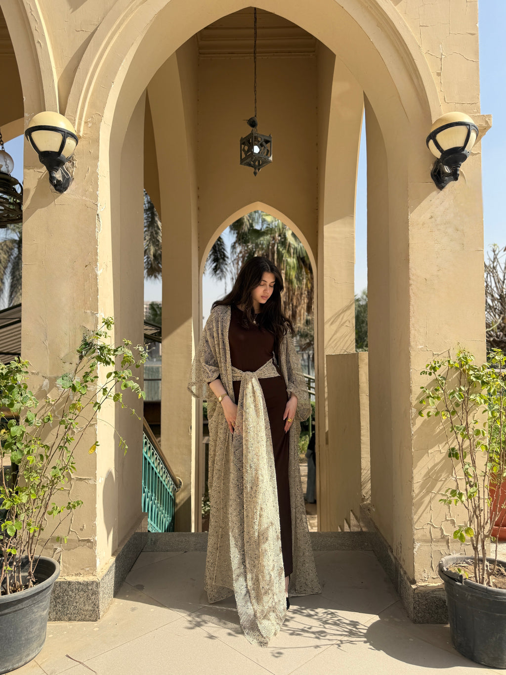 Shimmer kaftan