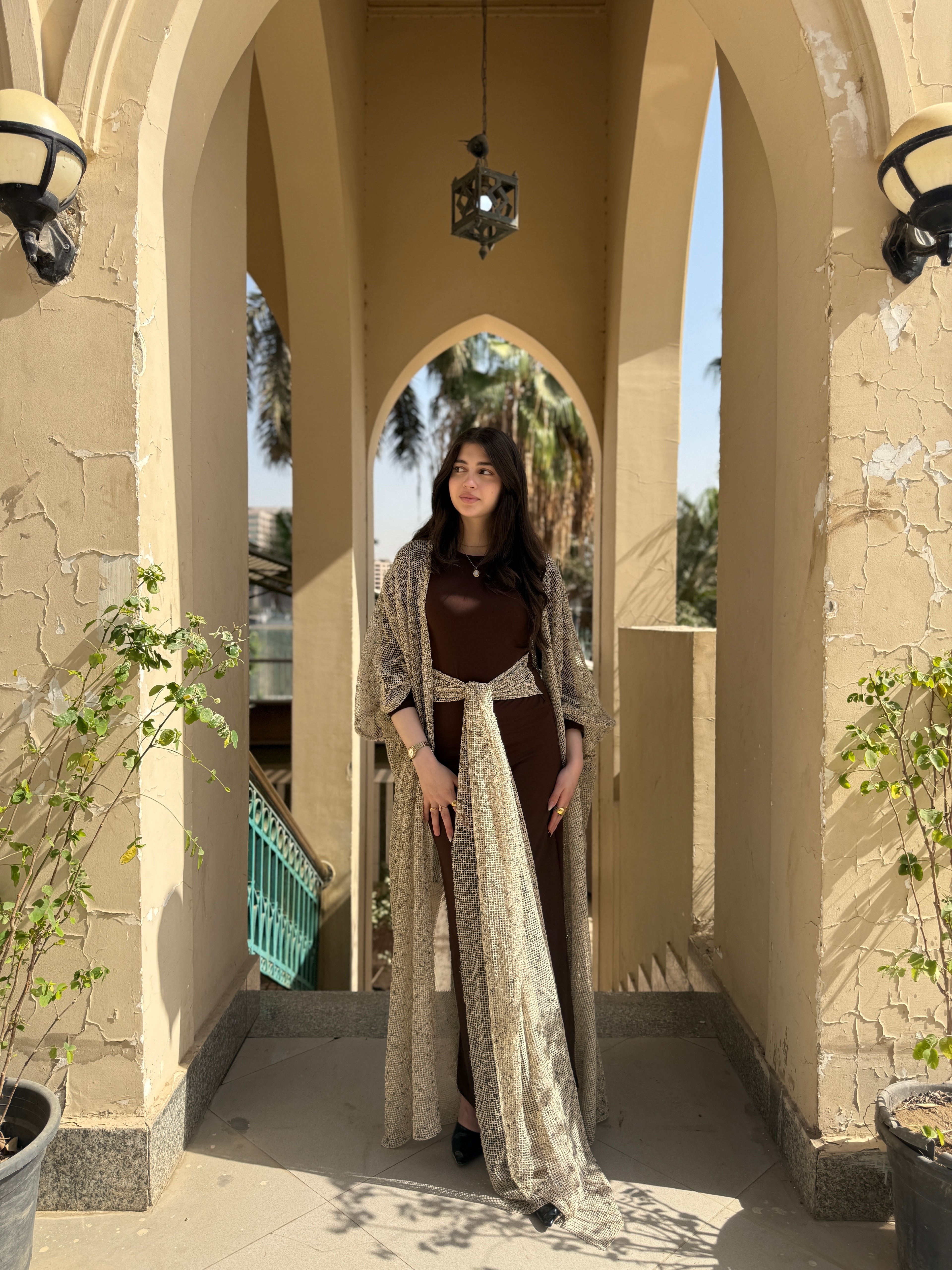 Shimmer kaftan