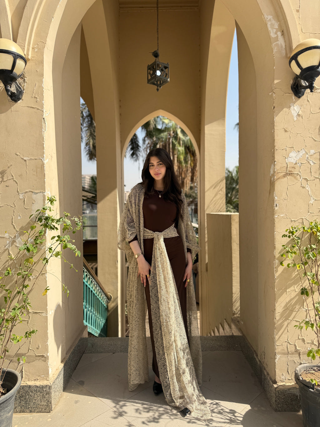 Shimmer kaftan