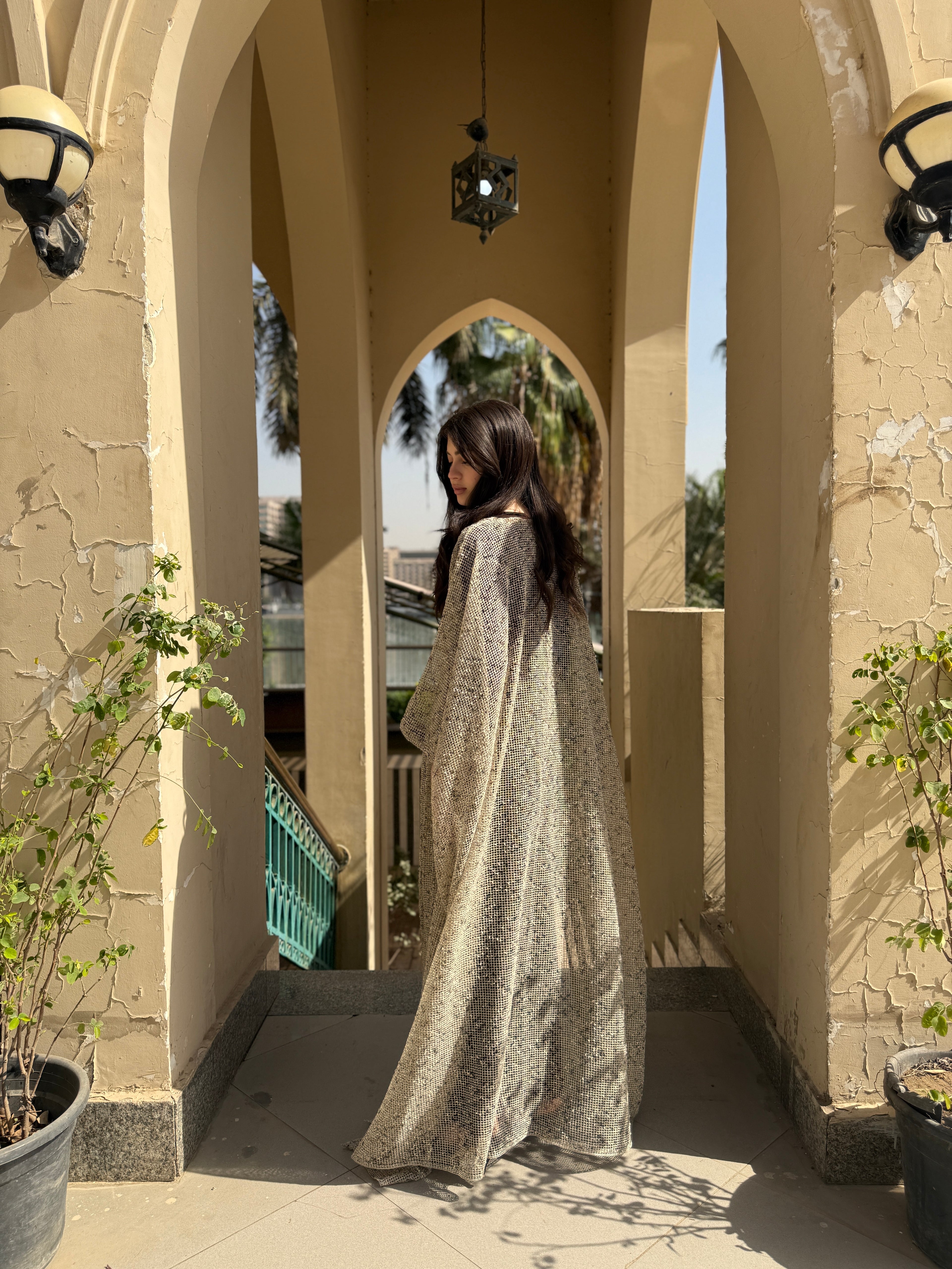 Shimmer kaftan
