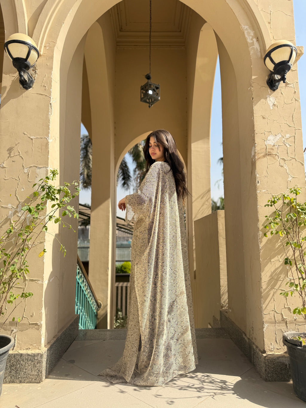 Shimmer kaftan