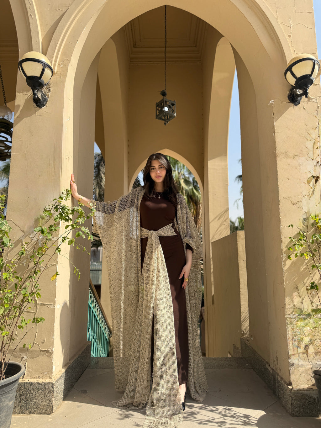 Shimmer kaftan