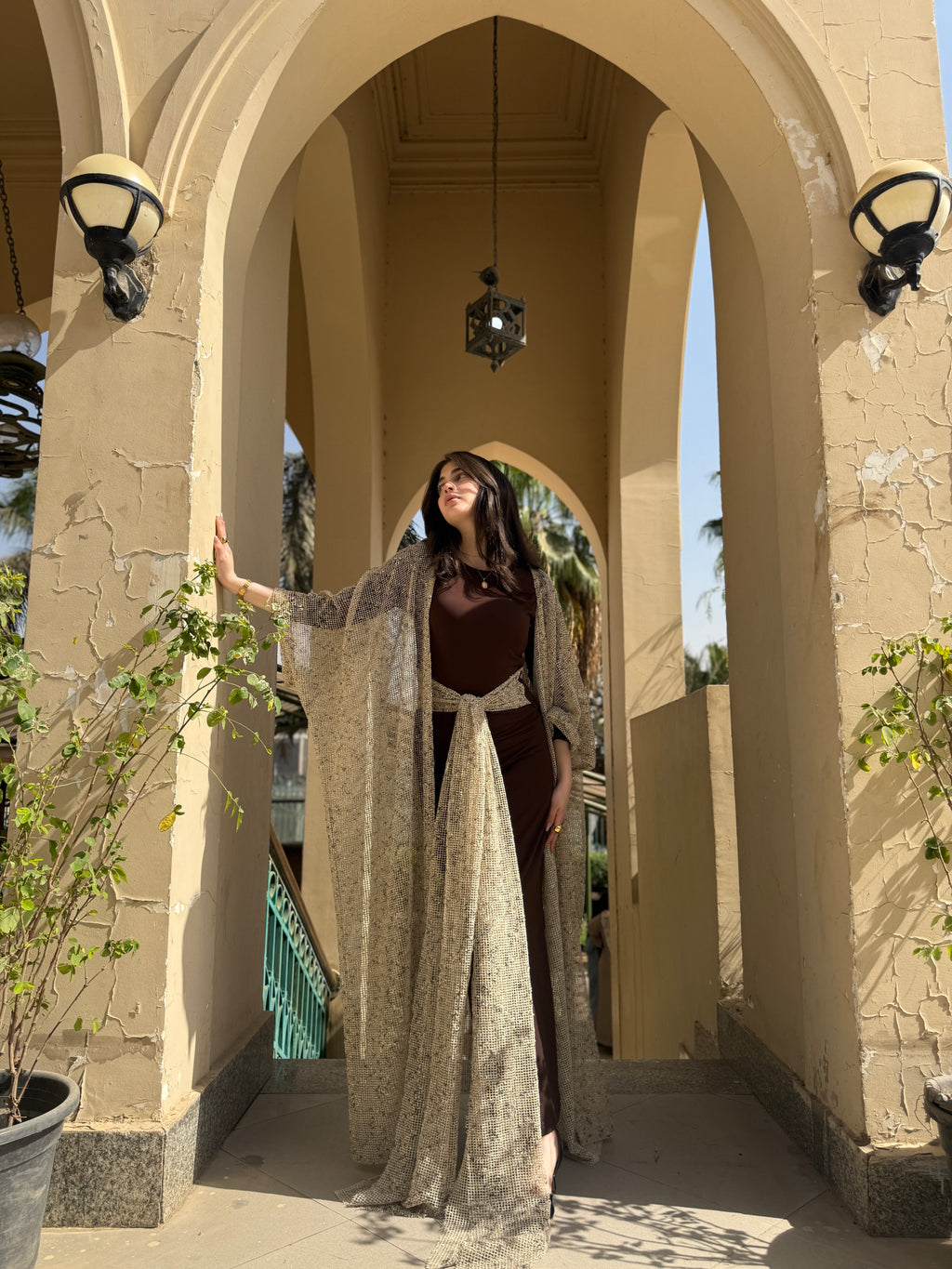 Shimmer kaftan